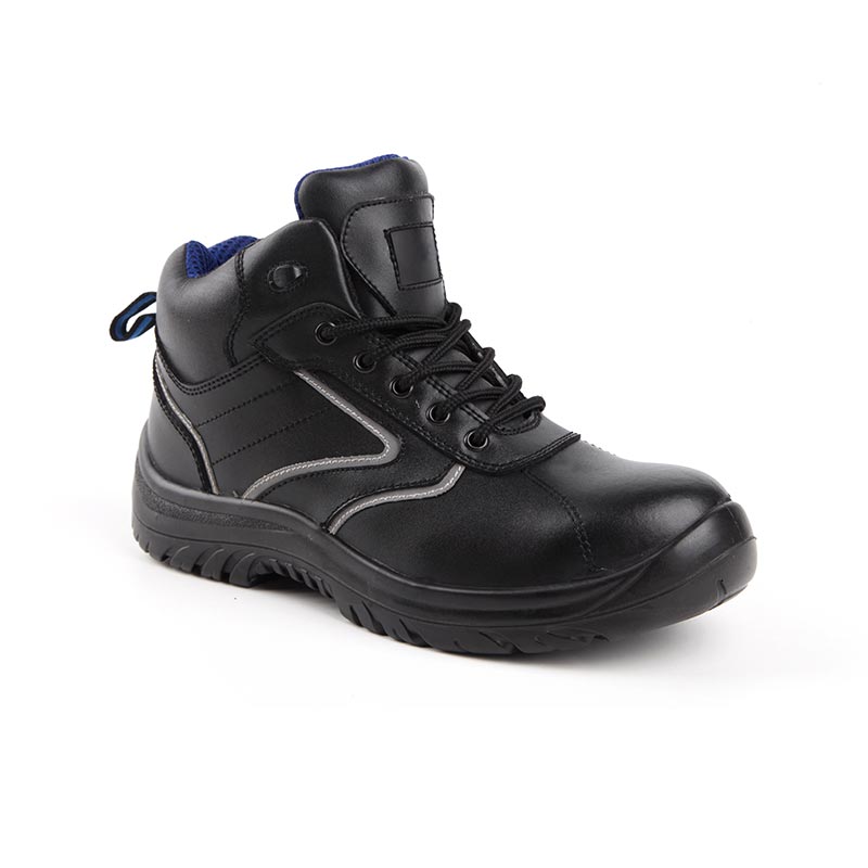Mid-Cut Cowhide Non-Slip And Anti-Static Safety Shoes Mid-Cut Cowhide Non-Slip And Anti-Static Safety Shoes