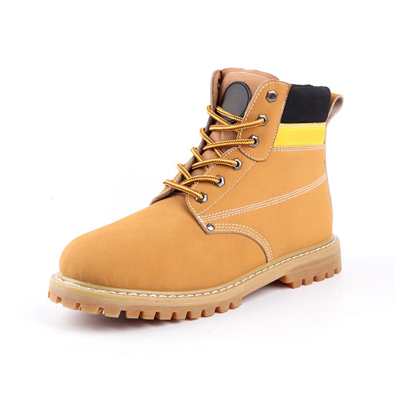 Mid-Cut Full-Grain Nubuck Leather Industrial Safety Shoes Mid-Cut Full-Grain Nubuck Leather Industrial Safety Shoes